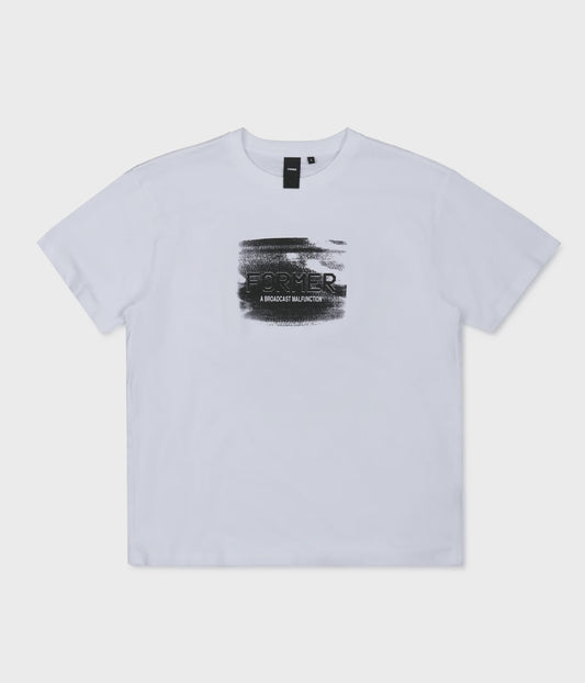 FORMER BROADCAST MENS TEE- WHITE