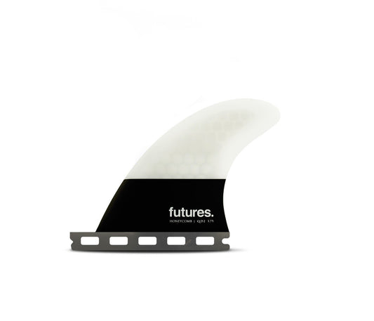 FUTURES 3.75 HONEYCOMB QUAD REARS FLAT FOIL - LIGH GREY/BLACK (SML)