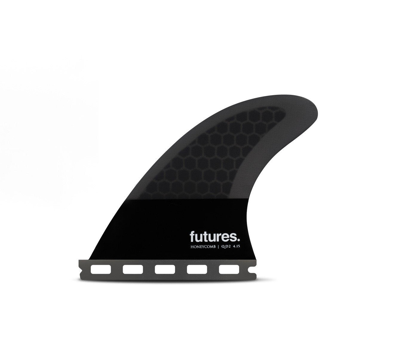 FUTURES 4.15 HONEYCOMB QUAD REAR - DARK GREY/BLACK