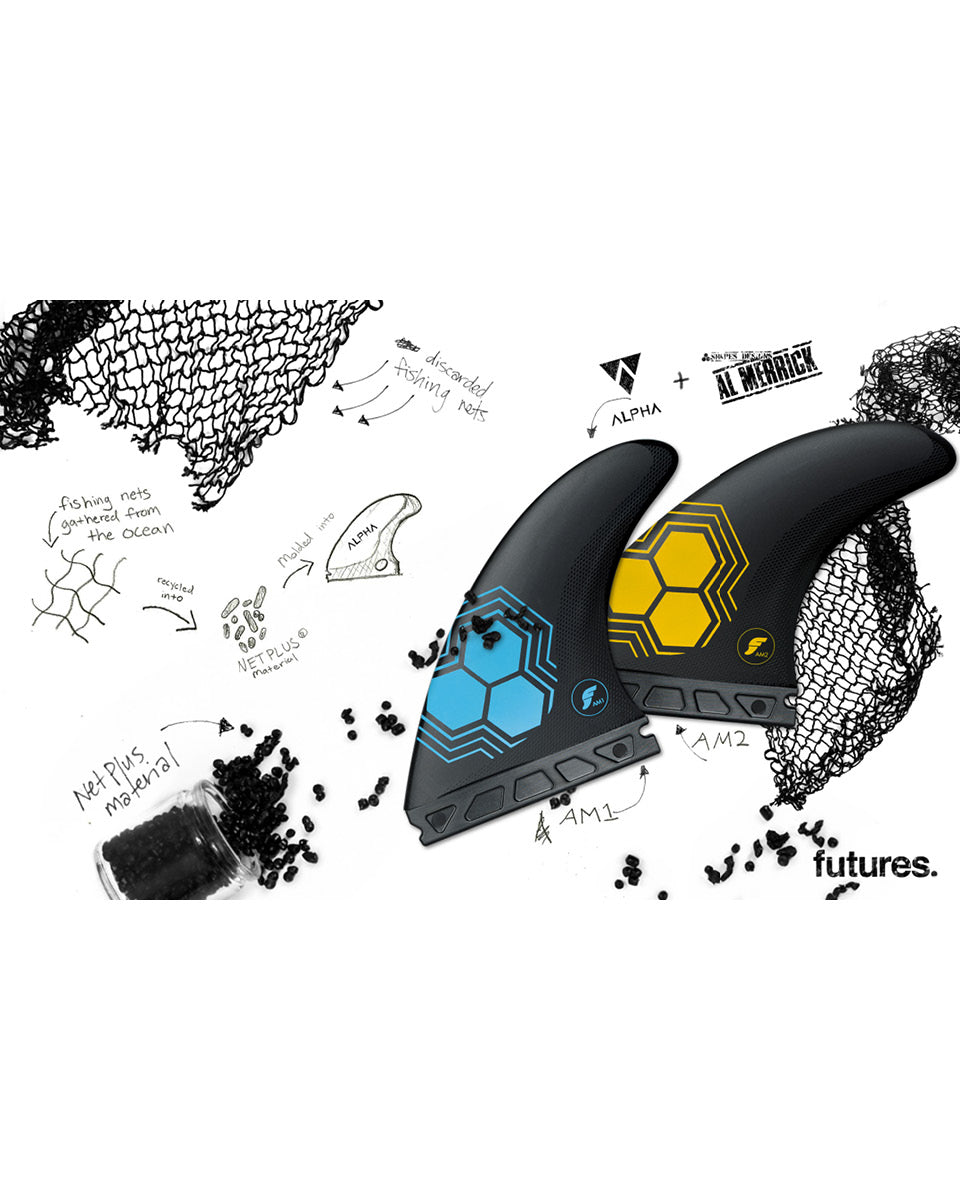 FUTURES ALPHA AM2 THRUSTER FINS - LARGE