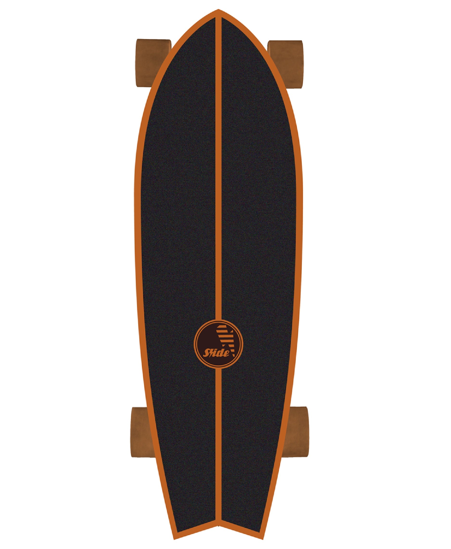 SLIDE GUSSIE FISH 3/4 PATCH 32 - SURF SKATE – Powerhousesurf