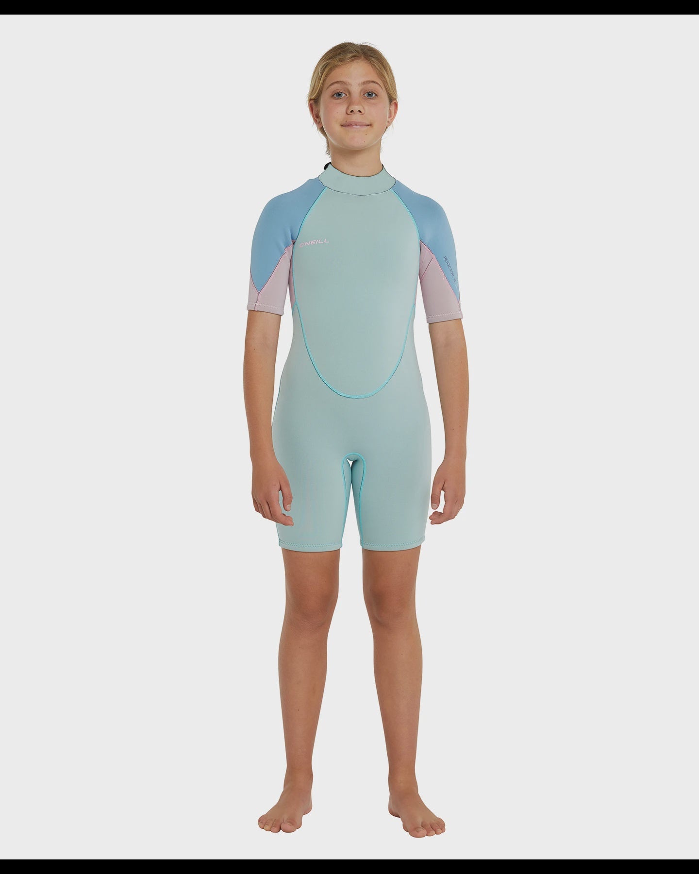 ONEILL GIRLS REACTOR 2 BZ SS SPRING 2MM - AQUA FOG PINK