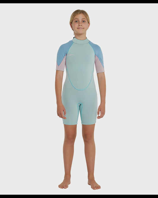 ONEILL GIRLS REACTOR 2 BZ SS SPRING 2MM - AQUA FOG PINK