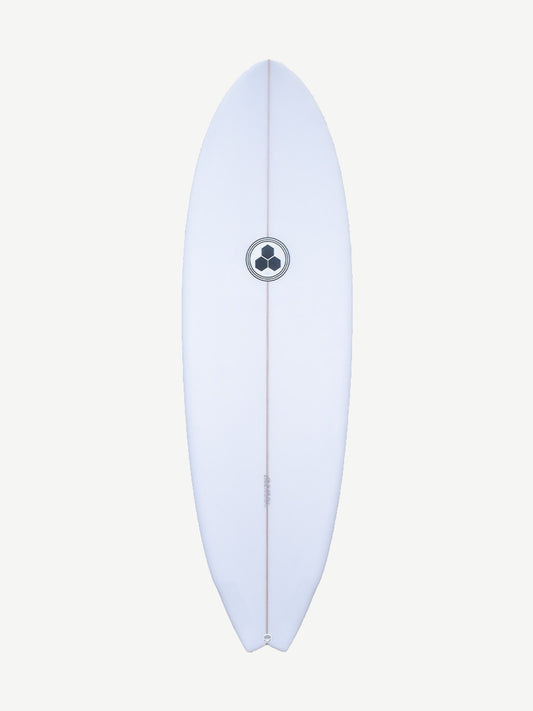 CHANNEL ISLANDS G-SKATE SURFBOARD - CLEAR GLASS