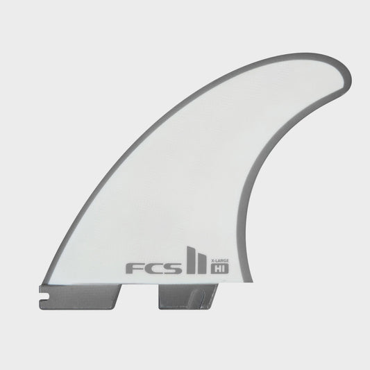 FCS II HARLEY HI QUAD FIN SET - GREY / WHITE