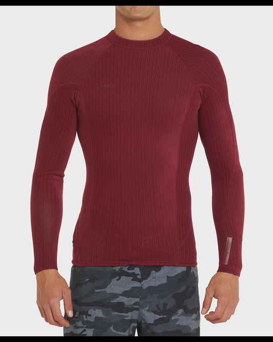 ONEILL HYPERFREAK TB3X LS CREW 1.5MM - BLOOD SHOT