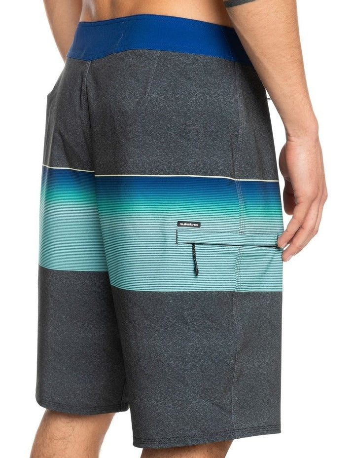 QUIKSILVER MENS SURFSILK SLAB 21" BOARDSHORTS - IRON GATE - CLEARANCE $45