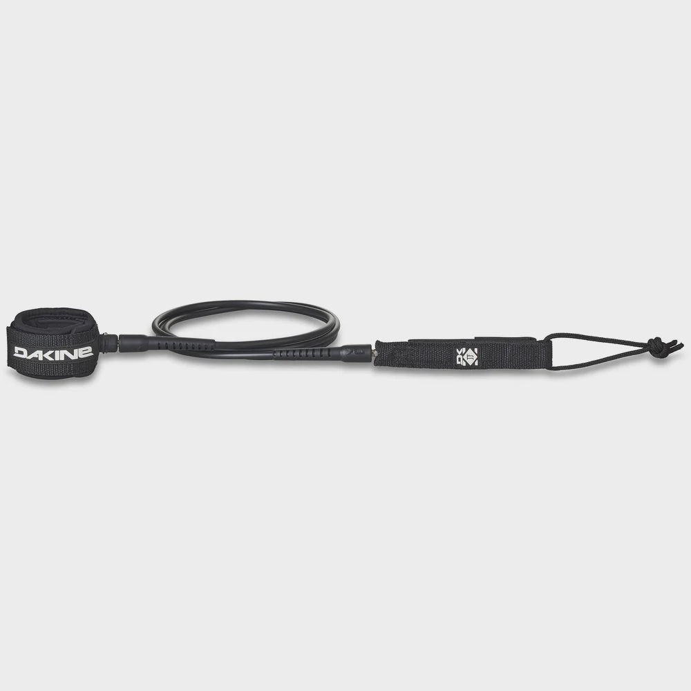 DAKINE KAINUI COMP 6 x 3/16 SURF LEASH - IRONS BLACK