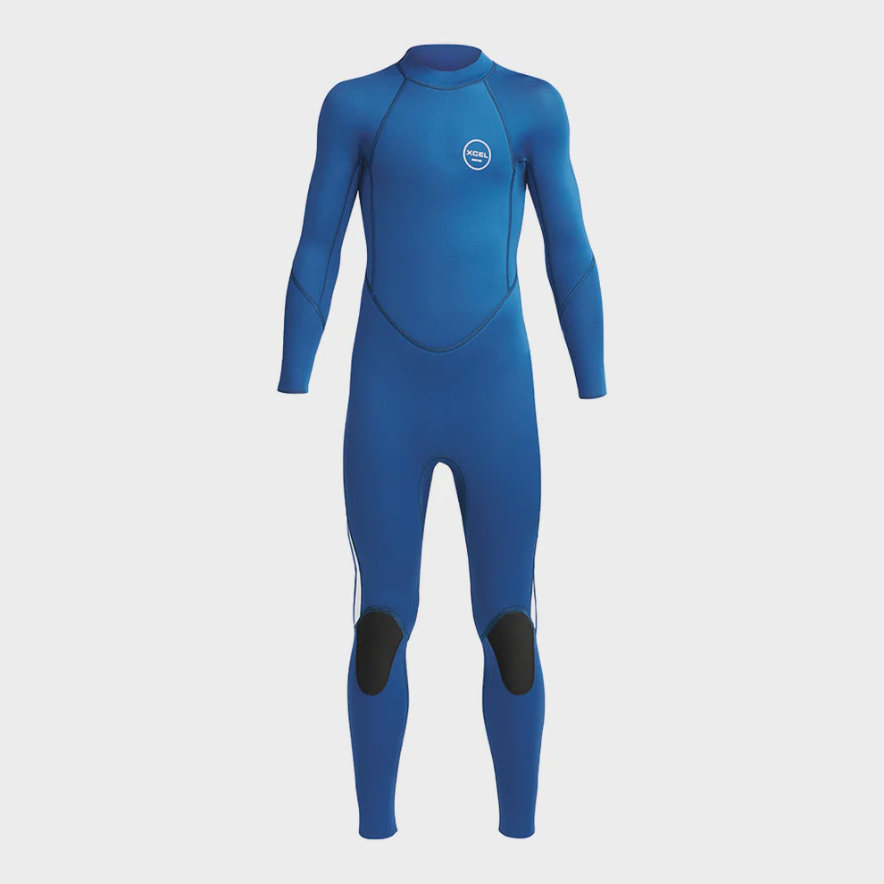 AXIS BOYS 3/2 B/Z FL STEAMER WETSUIT - BLUE On Sale $100