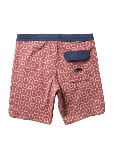 VISSLA WASHOUT 17.5" BOARDSHORTS - CORAL