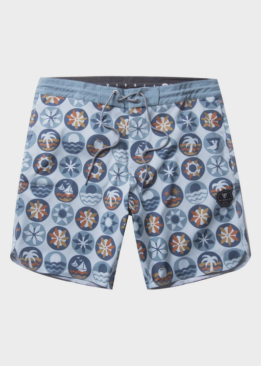 VISSLA ROUNDER 18.5 BOARDSHORT - SEASIDE - CLEARANCE $45