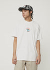 AFENDS RETURN TO EARTH RETRO FIT TEE - WHITE