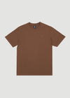 AFENDS MENS OUTSIDE RETRO FIT TEE - TOFFEE
