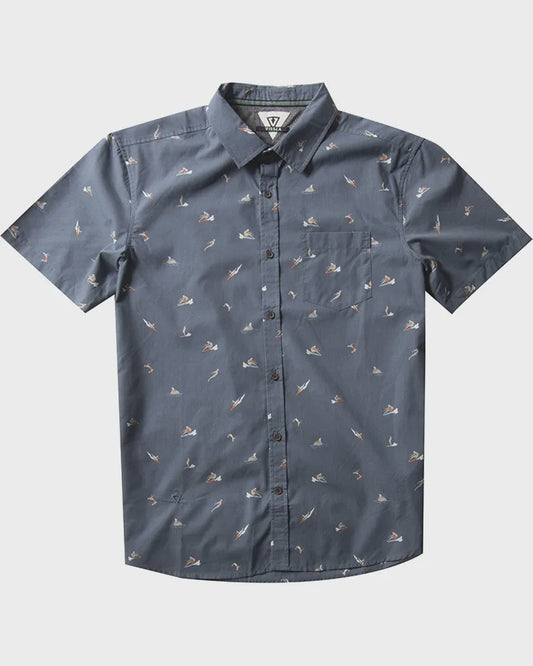 VISSLA RADICAL ECO SS SHIRT - DARK SLATE - M503WRAD