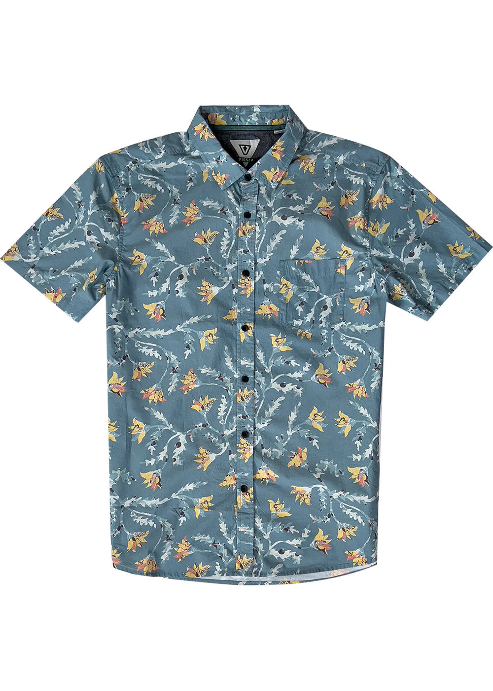 SALE NO RETURNS - VISSLA SIGHT STUDY ECO S/S SHIRT - NIGHT #M509YSIS-NIG