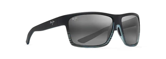 MAUI JIM GREY ALENUIHAHA SUNGLASSES - GREY BLACK STRIPE/POLARISED