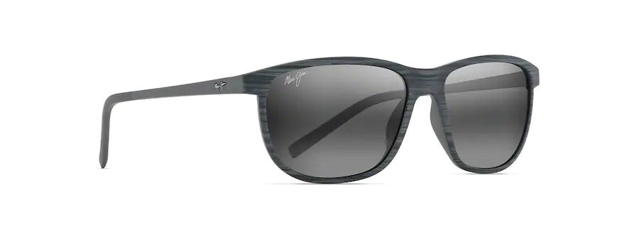 MAUI JIM GREY DRAGON'S TEETH SUNGLASSES - GREY STRIPE