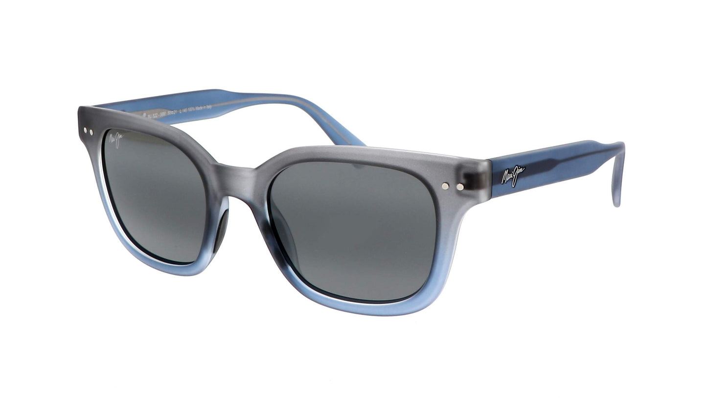 MAUI JIM GREY SHORE BREAK MT SUNGLASSES - TRANS BLUE GREY FADE