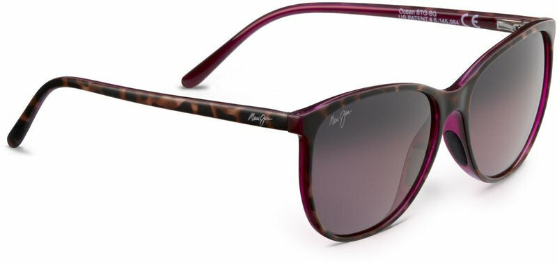 MAUI JIM ROSE OCEAN SUNGLASSES - TORTOISE W/RASPBERRY