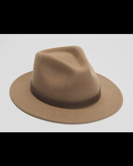 BRIXTON MESSER FEDORA - TOBACCO