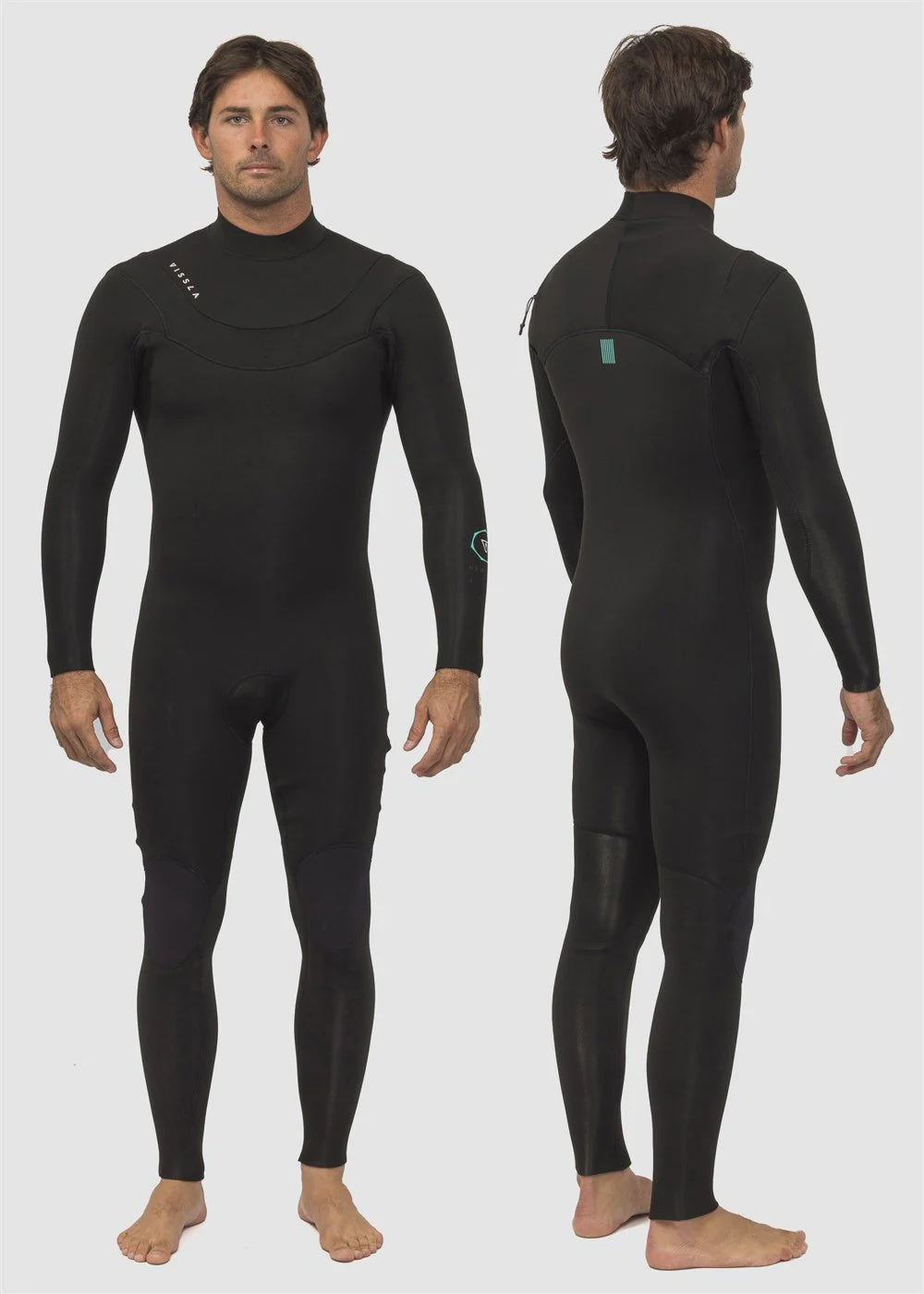 VISSLA NEW SEAS 3/2 WETSUIT - NEW V-ZIP DESIGN