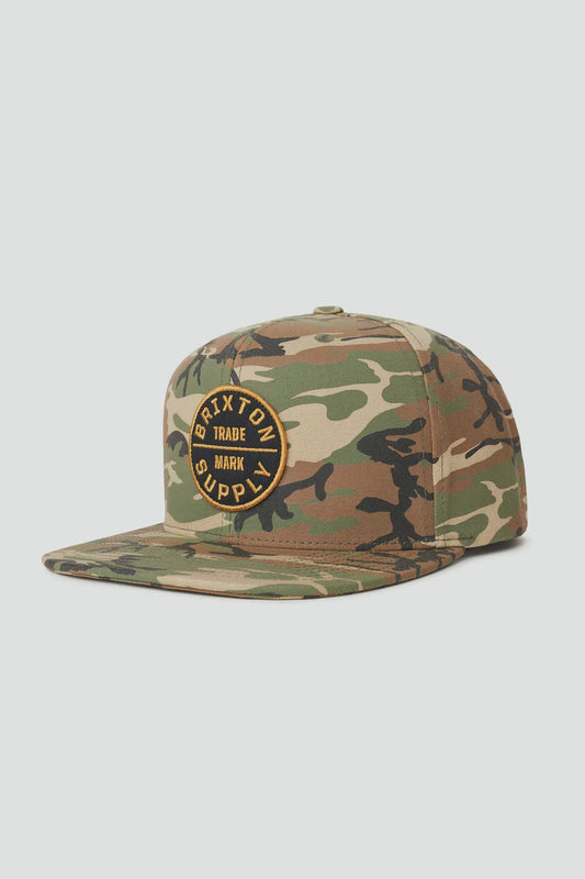 BRIXTON OATH III SNAPBACK - CAMO