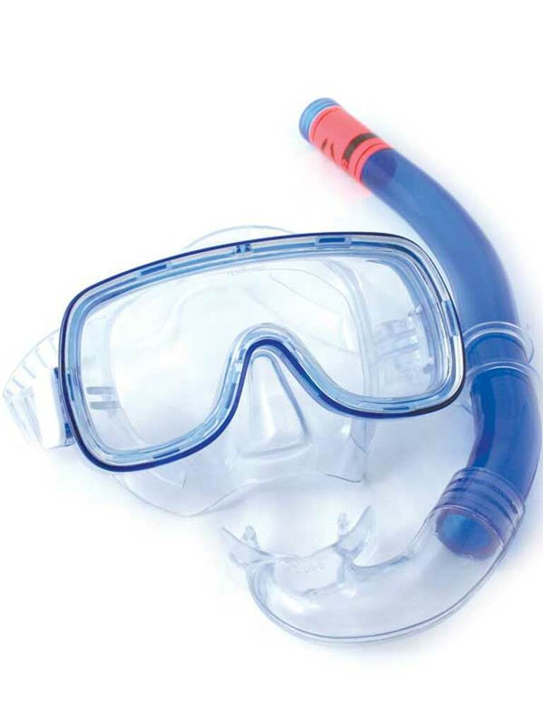 OCEAN AND EARTH FREE DIVE SILITEX MASK & SNORKEL - BOYS