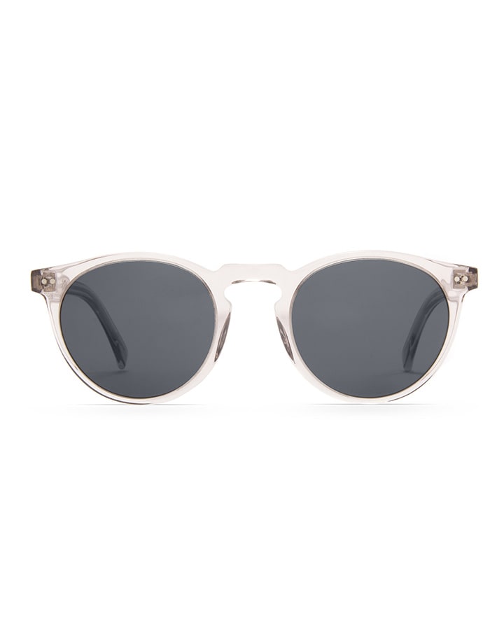 OTIS OMAR ECO SUNGLASSES - CRYSTAL BLUSH / SMOKEY BLUE