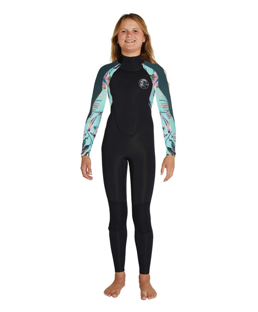 GIRLS BAHIA BZ FULL STEAMER WETSUIT 3/2MM - ALOHA