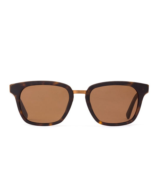 OTIS FICTION MATTE DARK TORT/BROWN SUNGLASSES : 161-2102