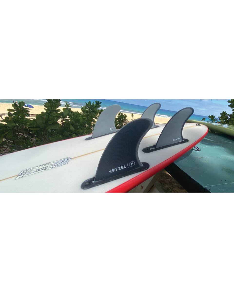 FUTURES PYZEL PADILLAC QUAD FIN SET - NEW