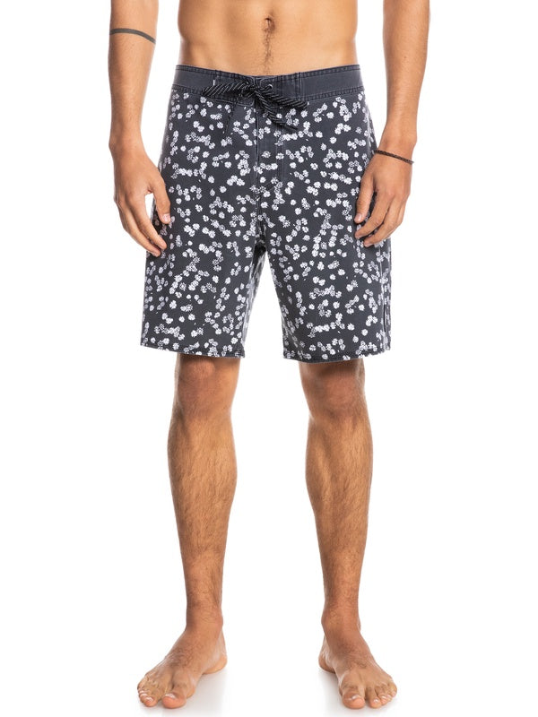 QUIKSILVER SURFSILK WASHED 18" BOARDSHORTS - BLACK