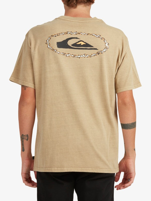 QUIKSILVER SOUTHWEST DEADBEAT SHORT SLEEVE TEE - PLAGUE