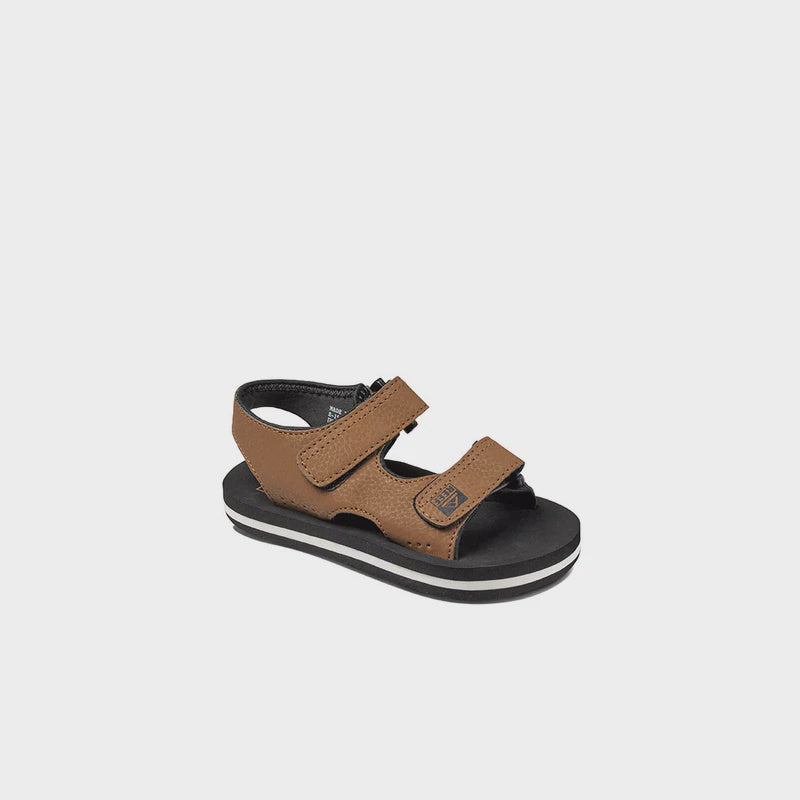 REEF GROM STOMPER SANDAL - BLACK/BROWN