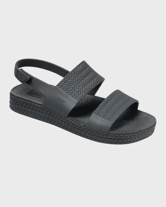REEF WOMENS WATER VISTA SANDALS - BLACK