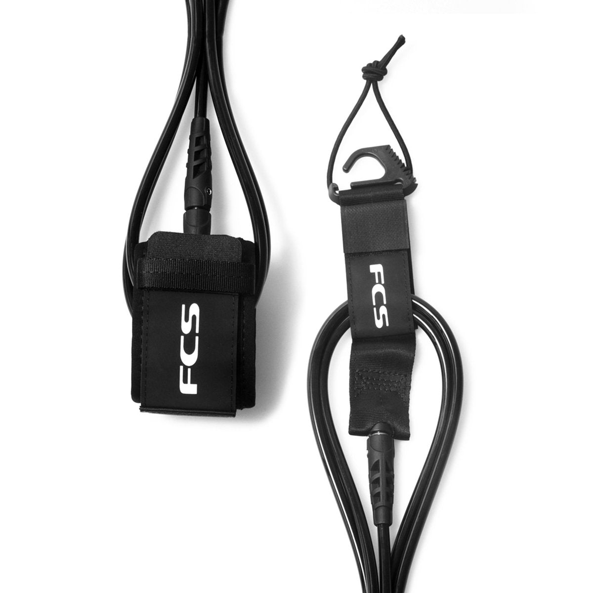 FCS 8' BIG WAVE ESSENTIAL LEASH BLACK