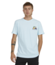 QUIKSILVER RIVER BEND SS TEE - ICED AQUA