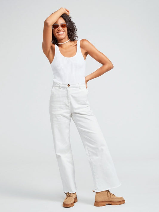 ROXY BARBARELLA PANT - MARSHMALLOW