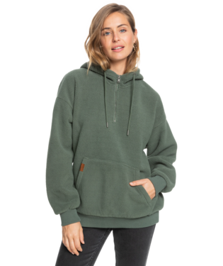 ROXY GOING LEFT QUARTER ZIP JUMPER - LAUREL WREATH (SALE $99.99 - $65)