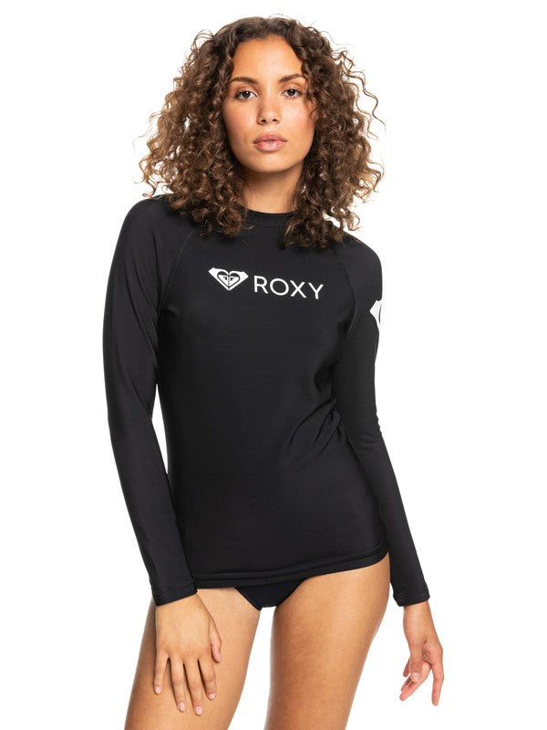 ROXY HEATER LS POLYFLEECE TOP - BLACK - ERJWR03555-KVJ0