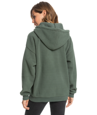 ROXY GOING LEFT QUARTER ZIP JUMPER - LAUREL WREATH (SALE $99.99 - $65)