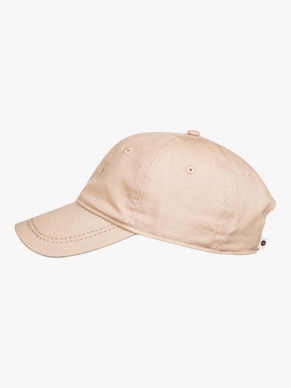 ROXY DEAR BELIEVER LOGO HAT - BEIGE