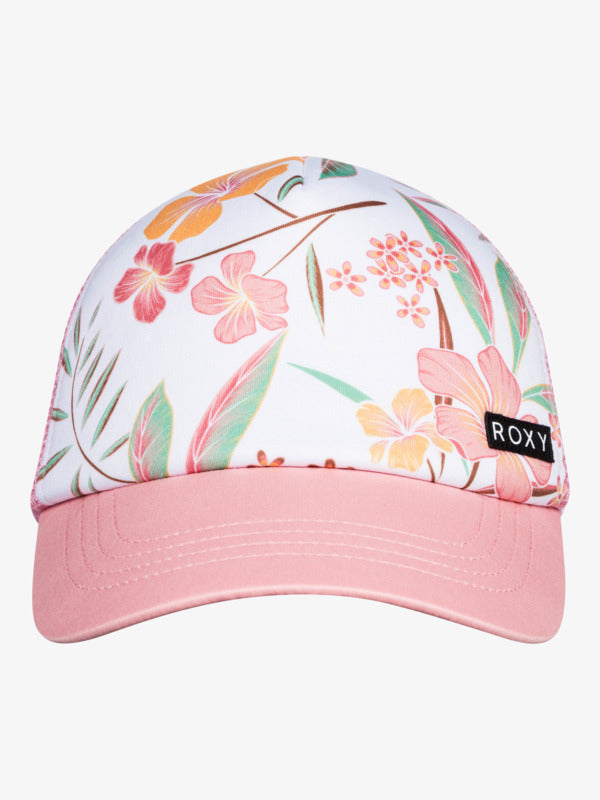 ROXY HONEY COCONUT TRUCKER CAP - Girls 8-16 -BRIGHT WHITE CHOUARNI (wbb8)