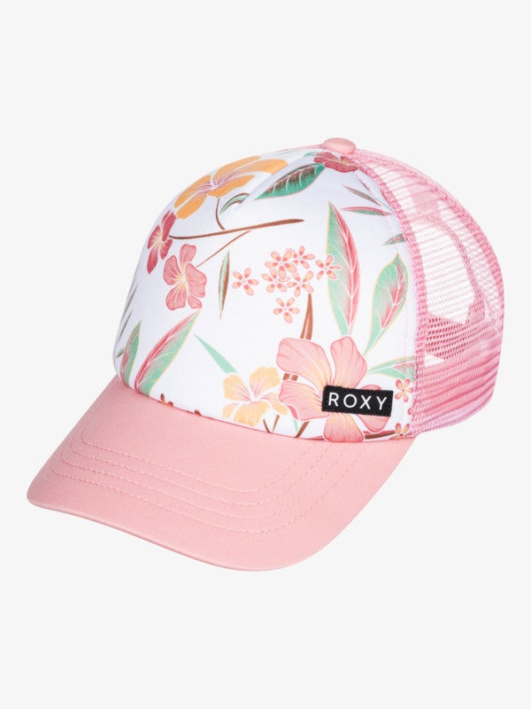 ROXY HONEY COCONUT TRUCKER CAP - Girls 8-16 -BRIGHT WHITE CHOUARNI (wbb8)