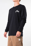 RUSTY COMPETITION LONG SLEEVE TEE - BLACK