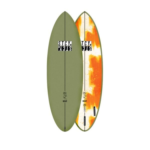 STACEY BULLET EPOXY SOFT BOARDS - OLIVE GREEN