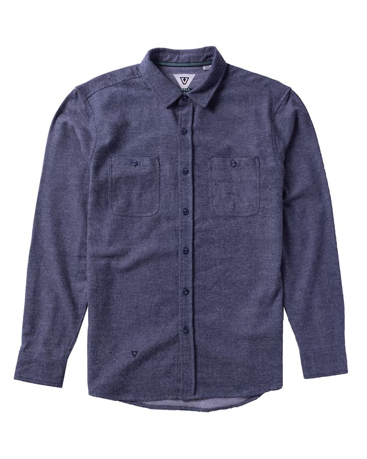 *SALE CLEARANCE* SHAVER LS FLANNEL SHIRT - DARK DENIM