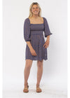 SISSTREVOLUTION IN THE GROVE WOVEN MINI DRESS - STRONG BLUE - SALE ($89.99 TO 44.99)
