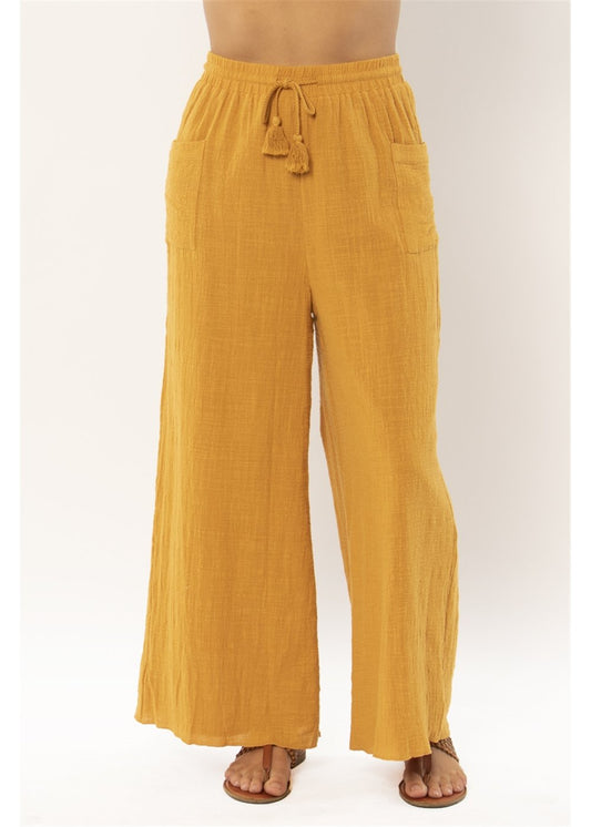 SISSTREVOLUTION JOVI WOVEN PANT - HONEY - SALE ($69.99 TO $42.00)