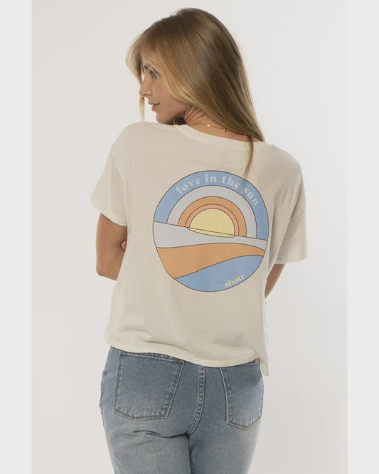SISSTREVOLUTION UNDER THE SUN SS KNIT TEE-VWT : G400YUN2